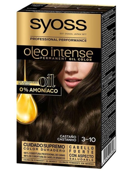 Syoss Olio Intense Tinte Sin Amoniaco 3.10 Castaño 50Ml