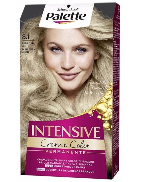 Schwarzkopf Palette Intensive Tinte 8.1 Rubio Claro Ceniza 1Ud