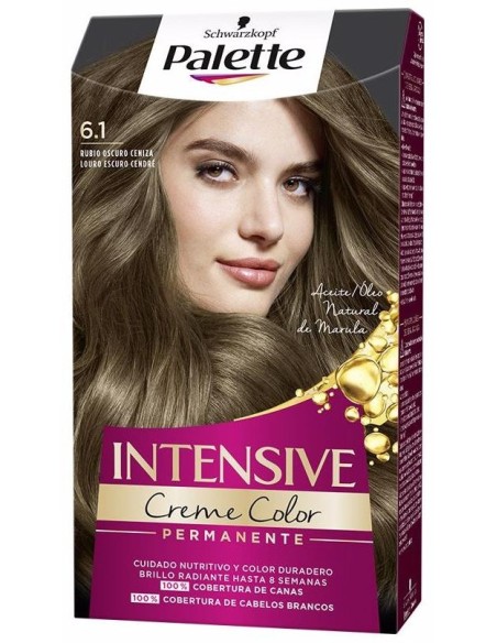 Schwarzkopf Palette Intensive Tinte 6.1 Rubio Oscuro Ceniza 1Ud
