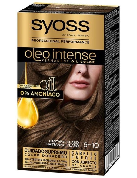 Syoss Oleo Intense Permanent Oil Color Castaño Claro 5-10 50Ml