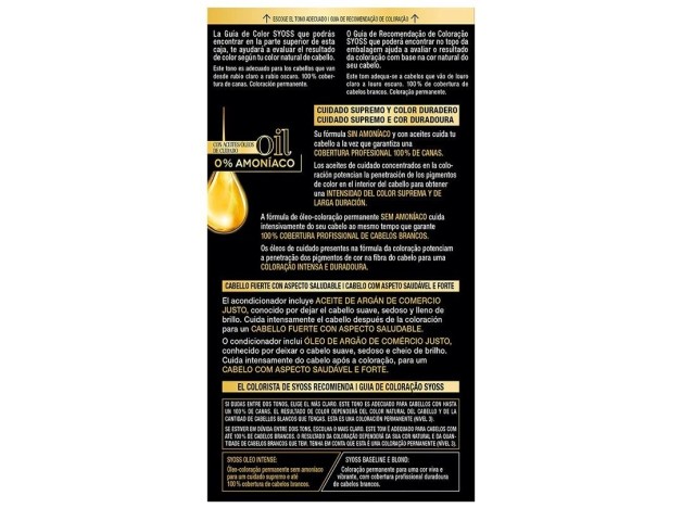 Oleo Intense Tinte Sin Amoniaco 10.50 - Rubio...