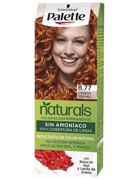 Schwarzkopf Palette Natural Tinte Nro 8_77 Cobrizo Intenso 1Ud