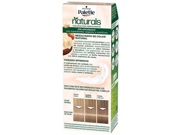 Schwarzkopf Palette Natural Tinte 8.1 Rubio...