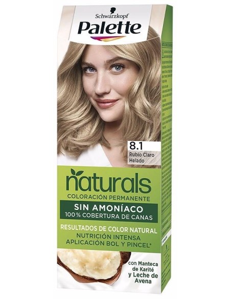 Schwarzkopf Palette Natural Tinte 8.1 Rubio Claro Helado 1Ud