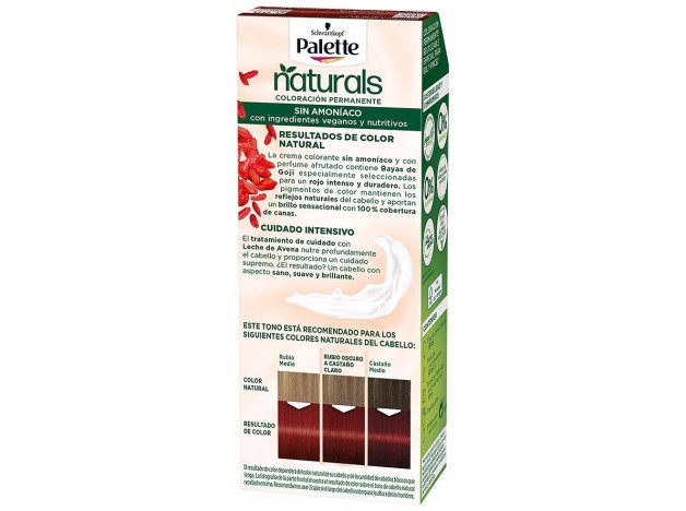 Schwarzkopf Kit Palette Natural Tinte 6.88 Rojo...