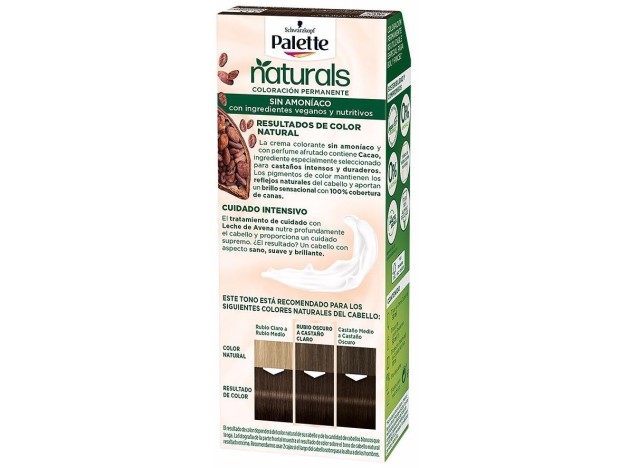 Schwarzkopf Palette Natural Tinte 3.0 Castao...