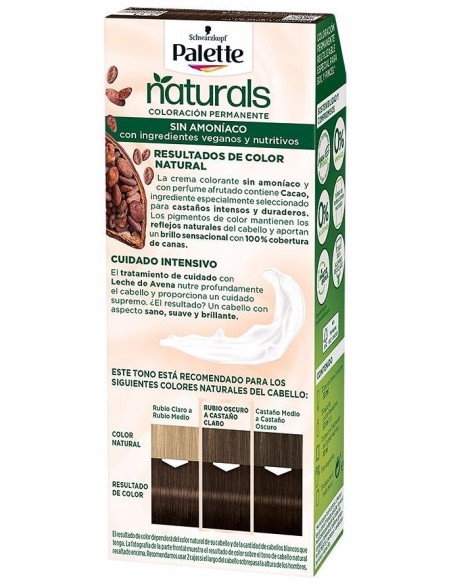 Schwarzkopf Palette Natural Tinte 3.0 Castao Oscuro 1Ud