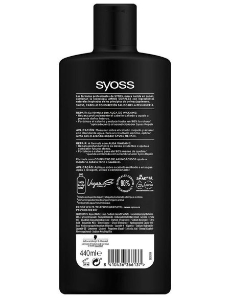 Syoss Salonplex Repair Champú 440Ml