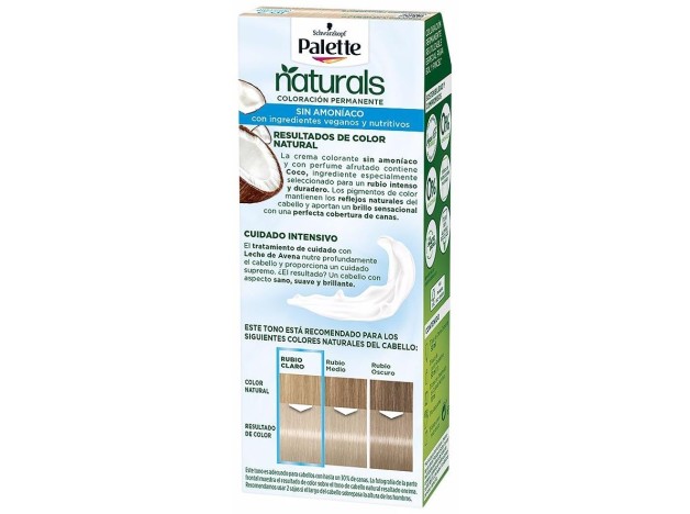 Schwarzkopf Palette Natural 10.2 Rubio Muy...