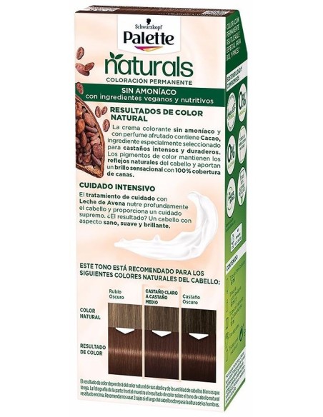 Schwarzkopf Palette Natural N°3.65 Castaño Chocolate 1Ud