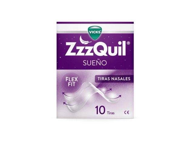Zzzquil Sueño Tiras Nasales 10 Unidades