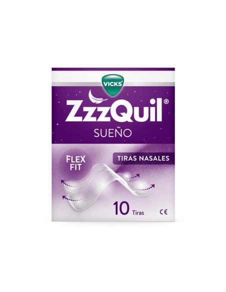 Zzzquil Sueño Tiras Nasales 10 Unidades