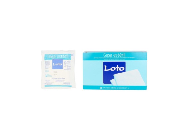 Loto Gasa Suave Hidrófila 100% Algodón 90 U