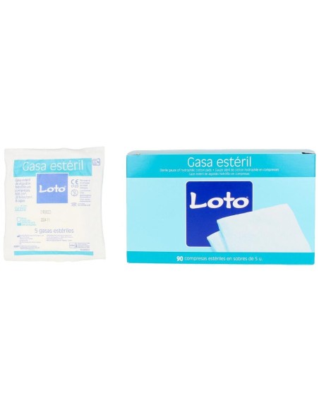 Loto Gasa Suave Hidrófila 100% Algodón 90 U