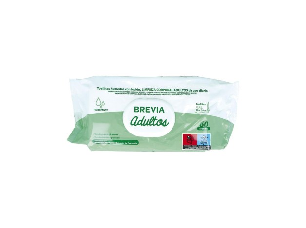 Brevia Toallitas Con Loción Limpieza Adultos...