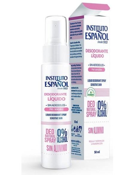 Piel Sensible Desodorante Líquido Spray 50 Ml