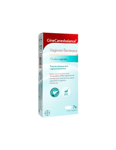 Ginecanesbalance 7 Ovulos Vaginales