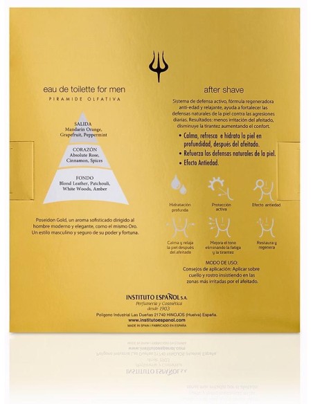Poseidon Gold For Men Lote  Poseidon