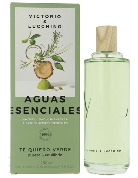 Aguas Esenciales V%26L Te Quiero Verde Eau De Toilette Vaporizador 250 Ml