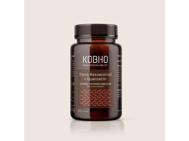 Kobho Trans Resveratrol+Quercetina 60 Cápsulas