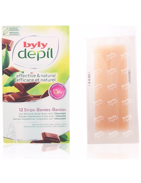 Byly Depil Bandas Corporales Chocolate 12Uds