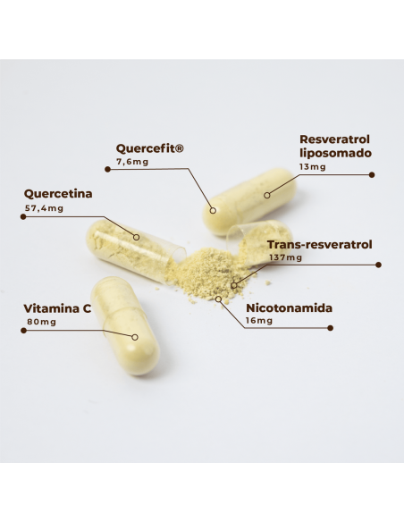 Kobho Trans Resveratrol+Quercetina 60 Cápsulas