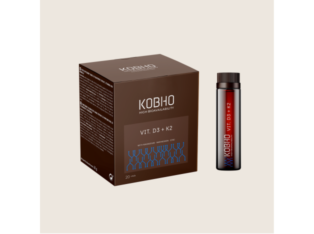 Kobho Vitamina D3 + K2 Líquido 20 Viales 25 ml