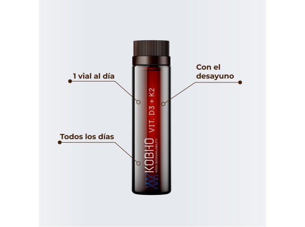 Kobho Vitamina D3 + K2 Líquido 20 Viales 25 ml