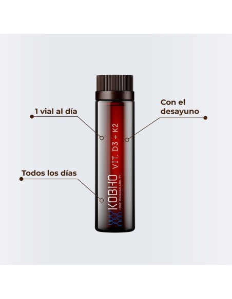 Kobho Vitamina D3 + K2 Líquido 20 Viales 25 ml