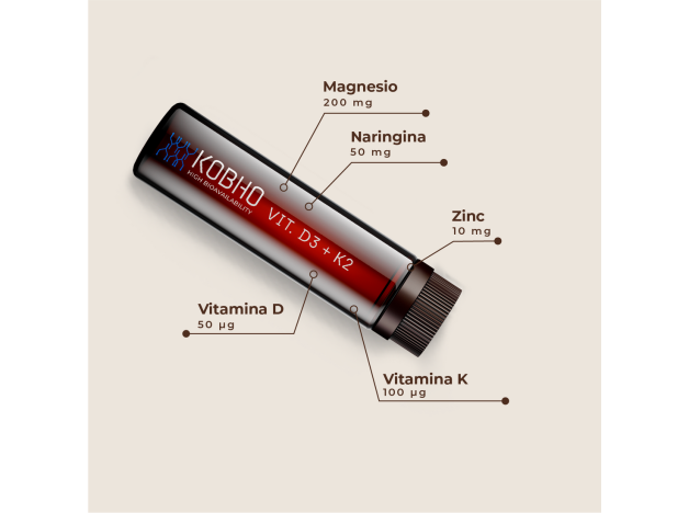 Kobho Vitamina D3 + K2 Líquido 20 Viales 25 ml