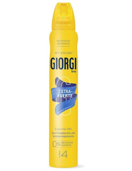 Giorgi Espuma Fijadora Nº4 Fijación Extrafuerte Xxl 250Ml