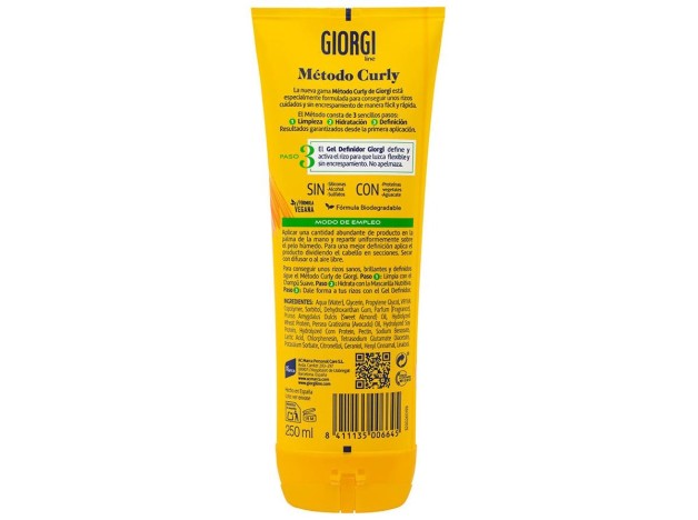 Giorgi Curly Gel Definidor 250Ml