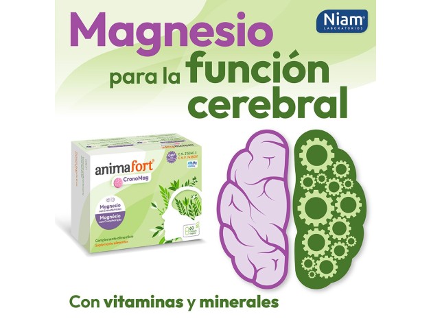 Niam Animafort Cronomag 60 Cápsulas Vegetales