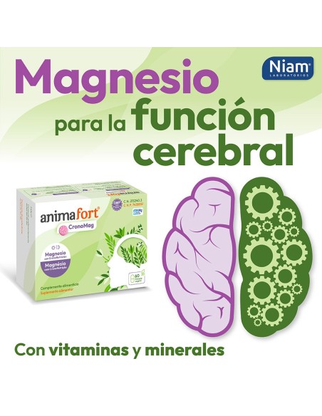 Niam Animafort Cronomag 60 Cápsulas Vegetales