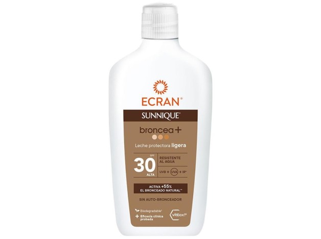 Ecran Sunnique Broncea+ Leche Protectora Spf30...