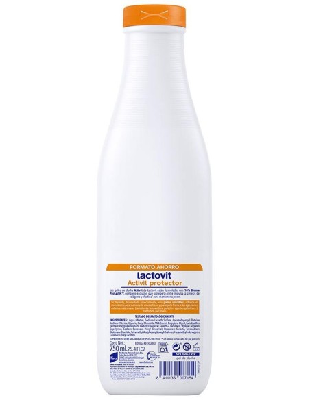 Lactovit Activit Protector Bioma Gel De Ducha 750Ml