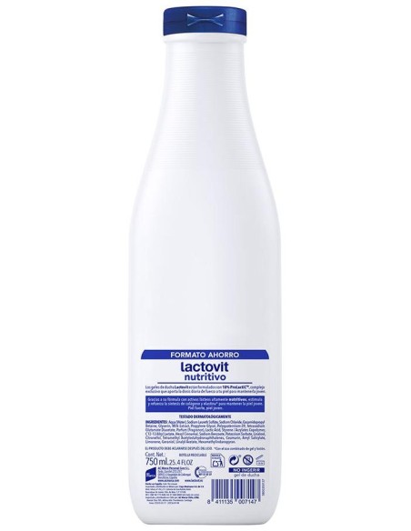 Lactovit Original Gel De Ducha Nutritivo 750 Ml