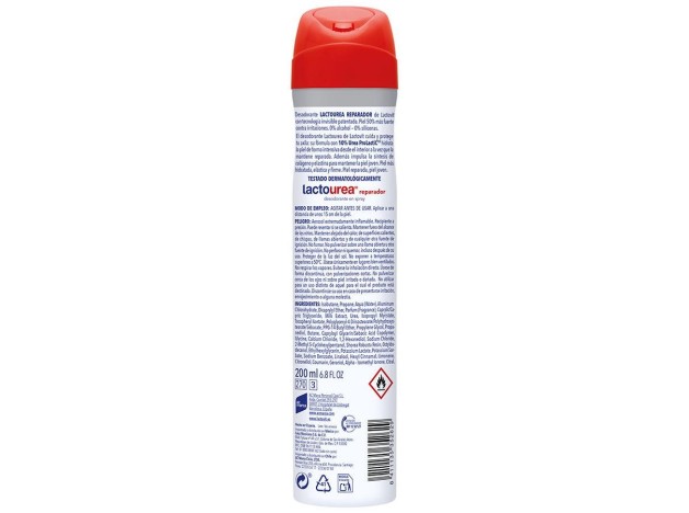 Lacto-Urea Deo Vaporizador Reparador 200 Ml