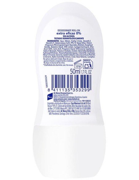 Lactovit Original Deodorant Roll-On 50Ml