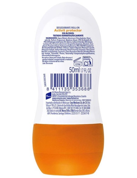 Lactovit Activit Protector Deodorant Roll-On 50Ml