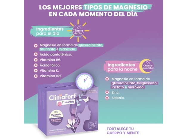 Niam Climafort Cronomag 60 Cápsulas Vegetales