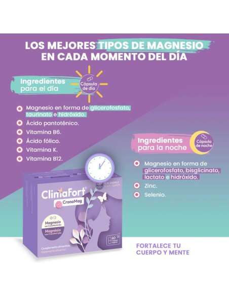Niam Climafort Cronomag 60 Cápsulas Vegetales