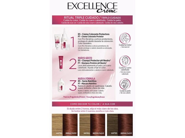 L'Oreal Set Excellence Creme Tinte Nº646 Dark...