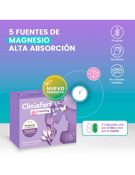 Niam Climafort Cronomag 60 Cápsulas Vegetales