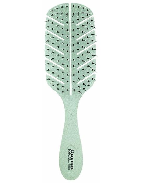 Beter Detangling Natural Fiber Cepillo Verde 1Ud