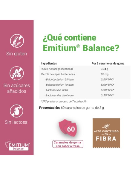 Niam Emitium Balance 60 Caramelos De Goma