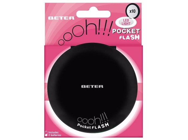 Espejo Ohh! Pocket Flash Con Luz Y Aumento X10...