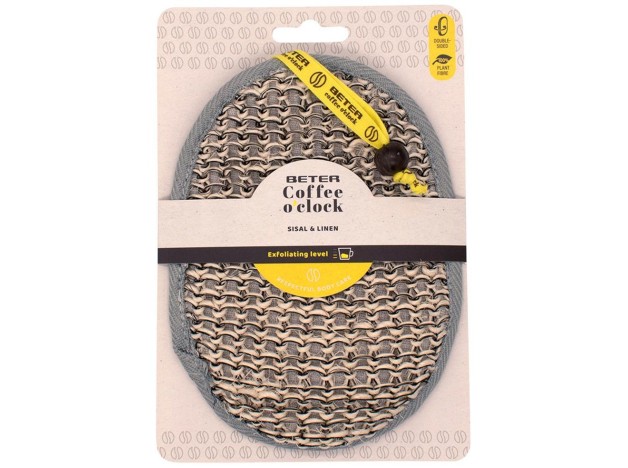 Esponja De Baño Sisal Y Algodón Con Brida 1 Pz