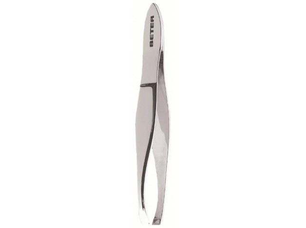 Beter Pinza De Depilar Punta Recta Cromada, 1 Ud