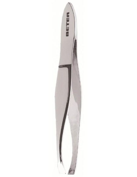Beter Pinza De Depilar Punta Recta Cromada, 1 Ud